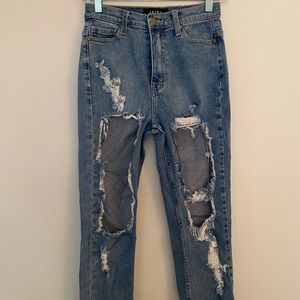 AKIRA ripped jeans